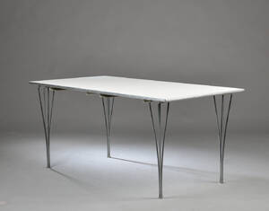 Piet HeinBruno MathssonArne Jacobsen. Rektangulært bord.  Denne vare er sat til omsalg under nyt varenummer 4044923