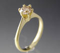 Solitaire ring ca. 0.51 ct.