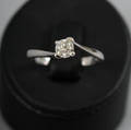 Diamantring ca 0,31 ct.