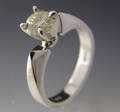 Solitaire ring ca. 0.86 ct.
