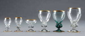 Holmegaard. Gisselfeldt, glasbesætning 144