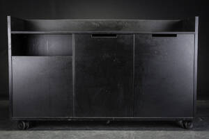 Afrydningsvogn, sort laminat