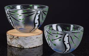 Ulrica Hydman Vallien, Skålar, ett par, Kosta Boda