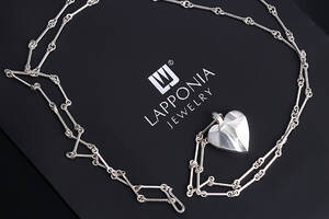 Björn Weckström for Lapponia. My Foolish Heart collier af sterlingsølv