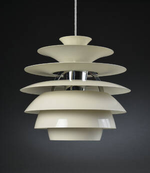 Poul Henningsen for Louis Poulsen. Pendel Kuglelamel  Snowball Denne vare er sat til omsalg under nyt varenummer 4823607