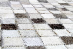 Koskindstæppe. Patchwork, 213 x 151 cm.