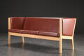Hans J. Wegner. Tre-pers. sofa, model GE-285 