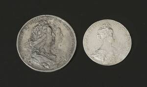 Medaljer 2st, 1700-tal.