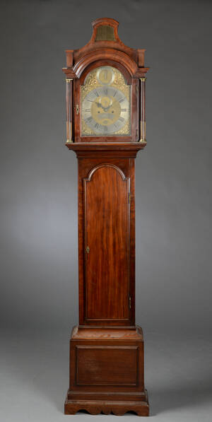 George III standur i kasse af mahogni, London. 1700-tallets slutning