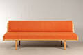 Hans. J. Wegner. Briks  sovesofa, stel af egetræ  