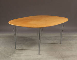 Piet Hein  Bruno Mathsson. Super Ellipse spisebord 