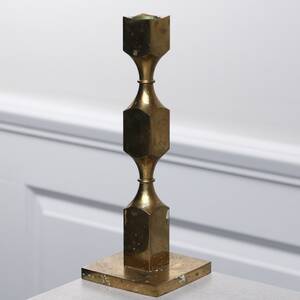 LJUSSTAKE, mässing, Gusum