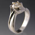 Solitaire ring ca. 0.86 ct. Denne auktion er annulleret - se nu vare 1972990
