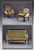 Salonmøblement i directoire-stil 3