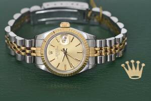 Rolex Oyster Perpetual Date, Guld  Stål