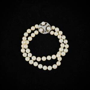 Pärlarmband, silver