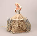 Porcelænsdukke som lampe