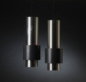 Jo Hammerborg. Et par pendler af aluminium,  model Zenith. 2
