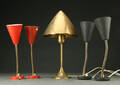 Bordlampe samt fire væglamper, 1950erne. 5