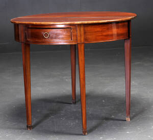 Klapbord af mahogni, 1900-tallet