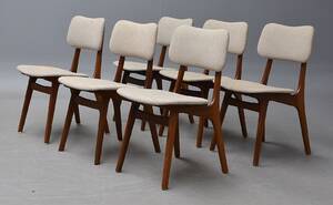 Dansk møbelproducent. Sæt på seks stole i teak6