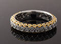 Brillantring af 18 kt. hvidguld og guld, ca. 0.50 ct Denne vare er sat til omsalg under nyt varenummer 4808182
