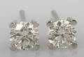 Earrings 14k  with brilliant cut diamonds 0.65 ct