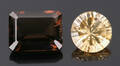 To løse sten, citrin og røgkvart ca. 5.68 ct. og 10.74 ct. 2