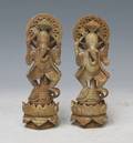 Par Ganesh figurer i fedtsten 2