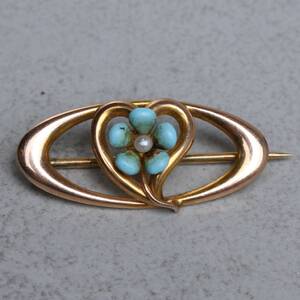 BROSCH, 10K guld, 196 inkl. stenar