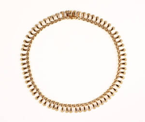 Italiensk halskæde, ca. 1960, 18 kt guld