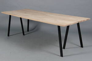 Plankebord af massivt egetræ