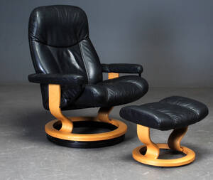 Ekornes. Stressless lænestol med skammel 2