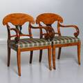 KARLSTOLAR, ett par, Karl-Johanstil, 1900-talets första del