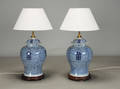 Par bordlamper, porcelæn. 2