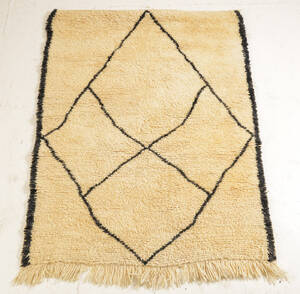 Marokkansk Berber tæppe, 172x130 cm.