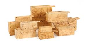 Lådor med skjutlock 11st, 1900-talets andra hälft