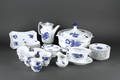 Kgl. Porcelæn servicedele til kaffestel. Blå Blomst 26