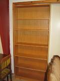 BOKHYLLA H 200, B 90,  D, 23 CM, LJUS EK