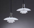 Poul Henningsen. Et par PH 21-pendler med lysskinne 3