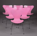 Arne Jacobsen. Seks 7er stole, model 3107 6 