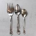 SERVERINGSBESTICK, silver, 3 delar