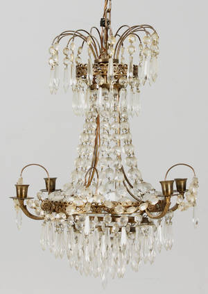 Ljuskrona, gustaviansk stil, 1900-talets mitt