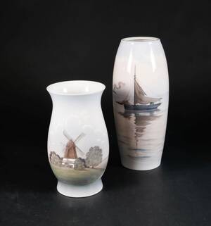 BG. To porcelæns vaser 2