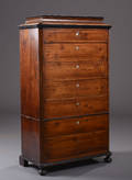 Chiffoniere af mahogni