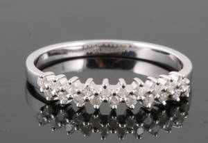 Diamond ring, gold approx. 0.21ct
