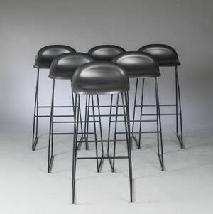 Gubi. Seks barstole 6 