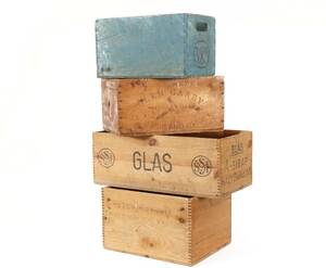 Trälådor 4st, 1900-talets första hälft