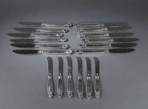 Johan Rohde for Georg Jensen. Dronning. Bestik 18