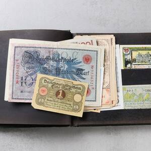 ALBUM med Tyska statssedlar mm, 1920-tal
